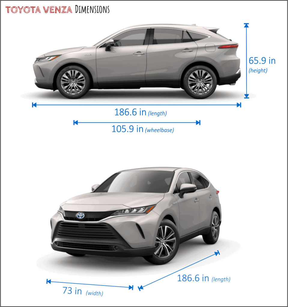 toyota venza 2021 dimentions